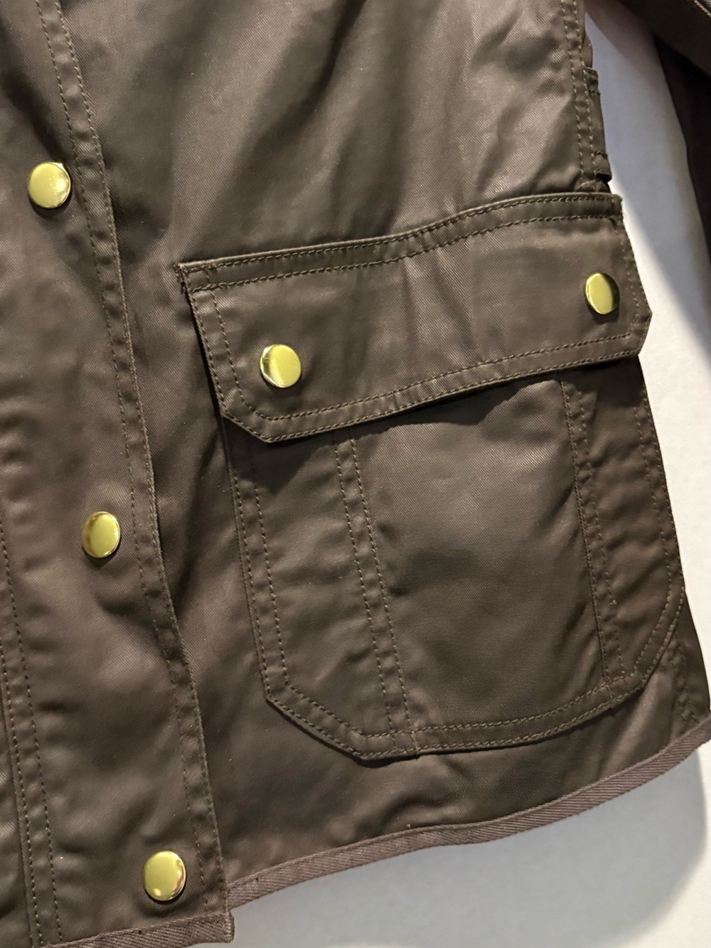 J. Crew - The Downtown Field Jacket, Coat. Size Small. Olive Green - Picture 5 of 16